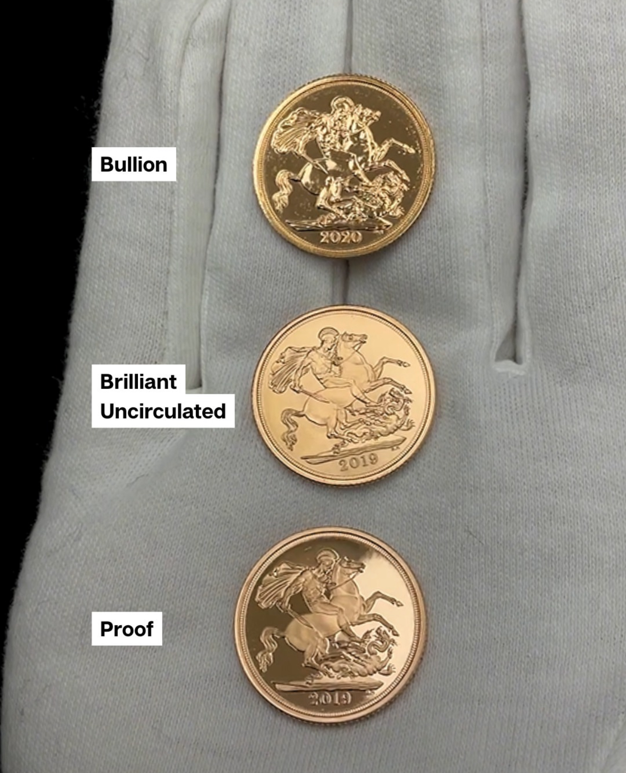 Proof, Brilliant Uncirculated и Bullion - что это значит?